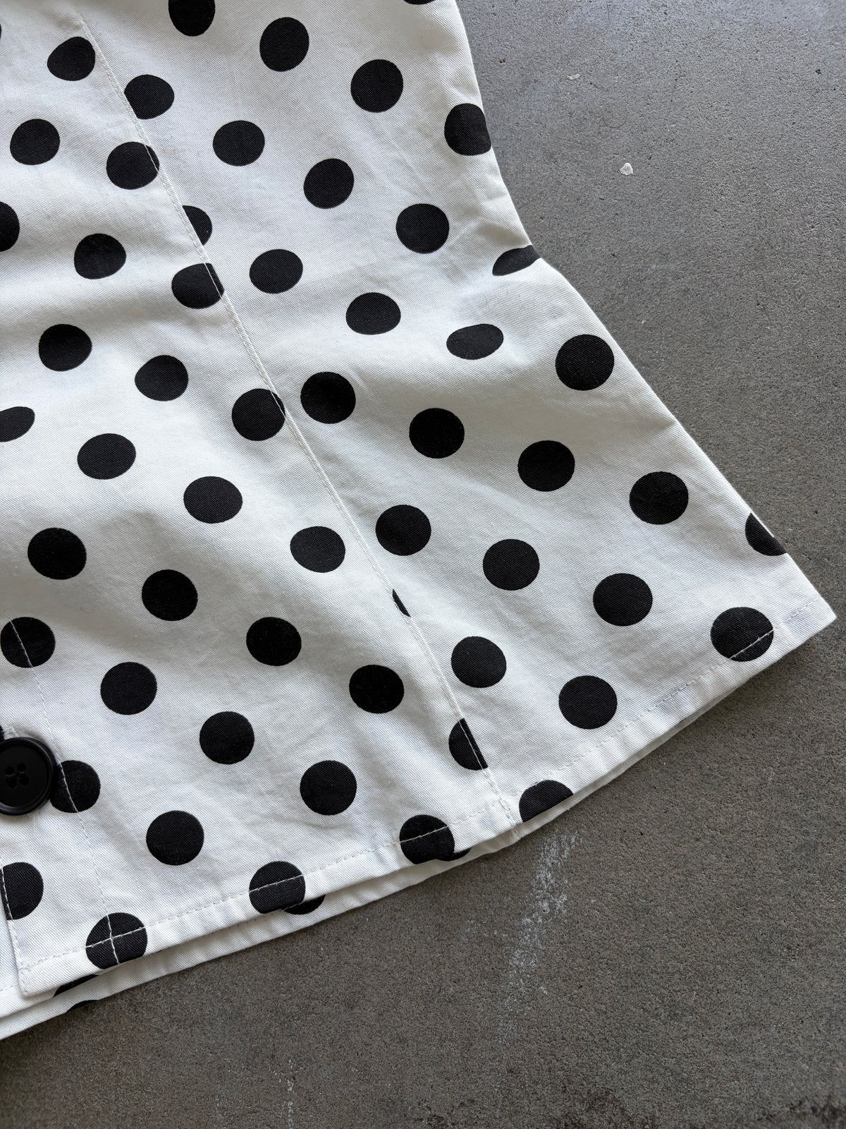 Polka Dot High Neck Top